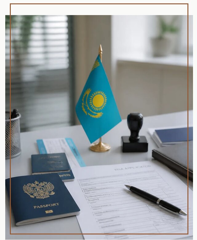 Оформление визы в Казахстан для поездки и работы в Курчатове