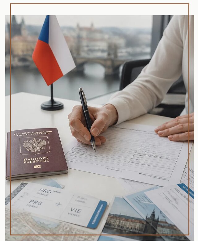 Оформление визы в Чехию под ключ для поездки в Курчатове
